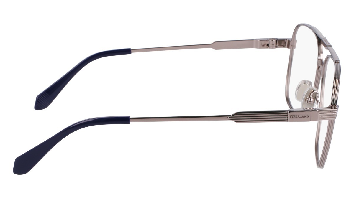 Brillen Salvatore Ferragamo SF2591 (021) farbe light ruthenium form navigator gläser color 3