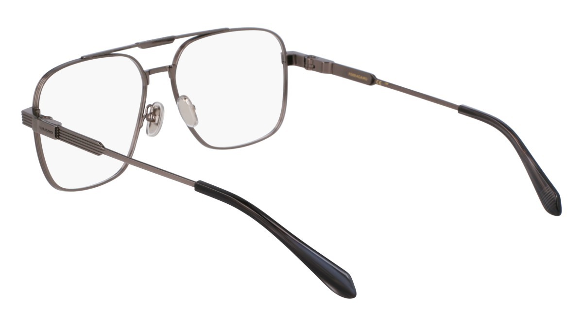Brillen Salvatore Ferragamo SF2591 (027) farbe dark ruthenium form navigator gläser color 1