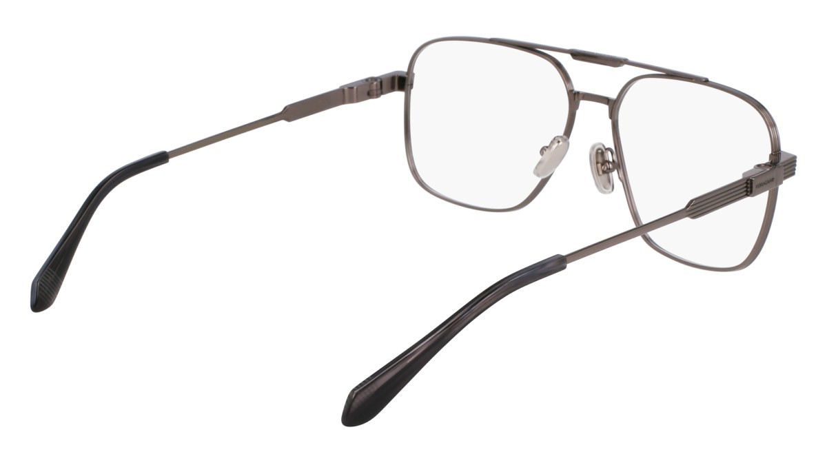 Brillen Salvatore Ferragamo SF2591 (027) farbe dark ruthenium form navigator gläser color 1