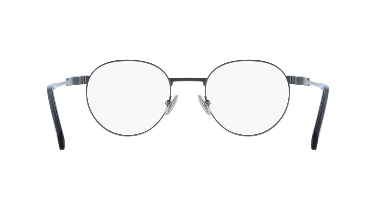 Eyeglasses Salvatore Ferragamo SF2596 (018) color matte dark gunmetal shape pantos lenses colore - 3