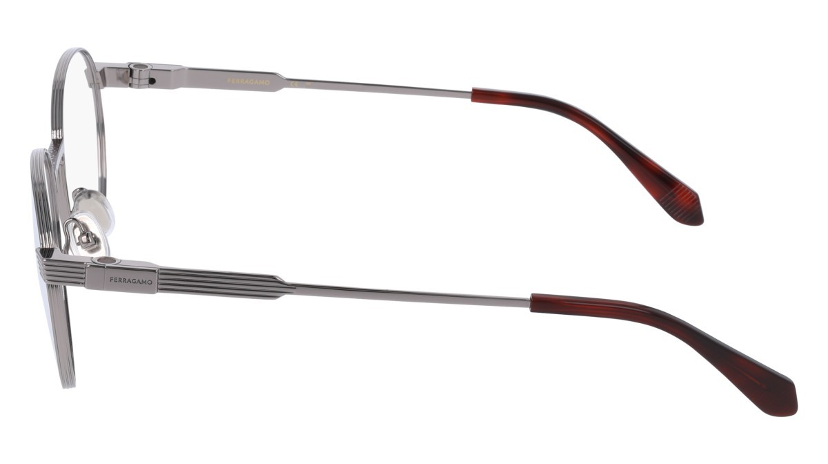 Eyeglasses Salvatore Ferragamo SF2596 (021) color light ruthenium shape pantos lenses colore - 1