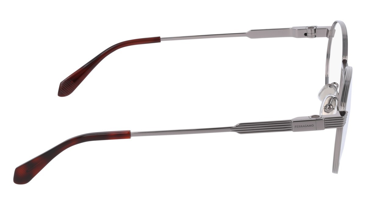 Eyeglasses Salvatore Ferragamo SF2596 (021) color light ruthenium shape pantos lenses colore - 1