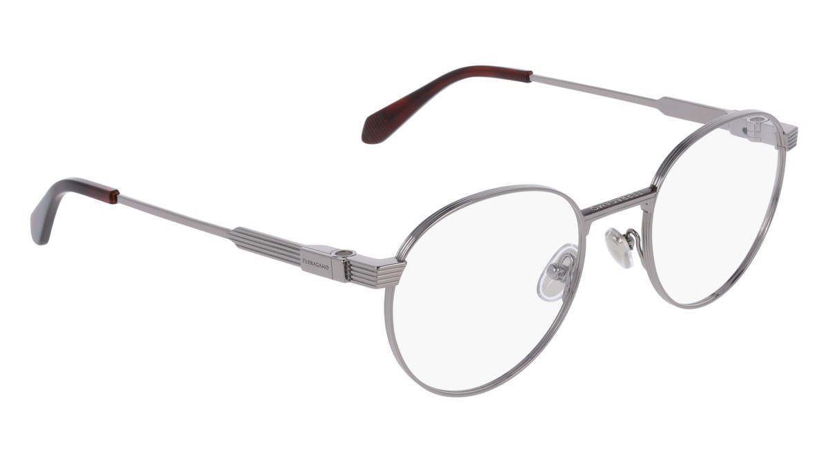 Eyeglasses Salvatore Ferragamo SF2596 (021) color light ruthenium shape pantos lenses colore - 1