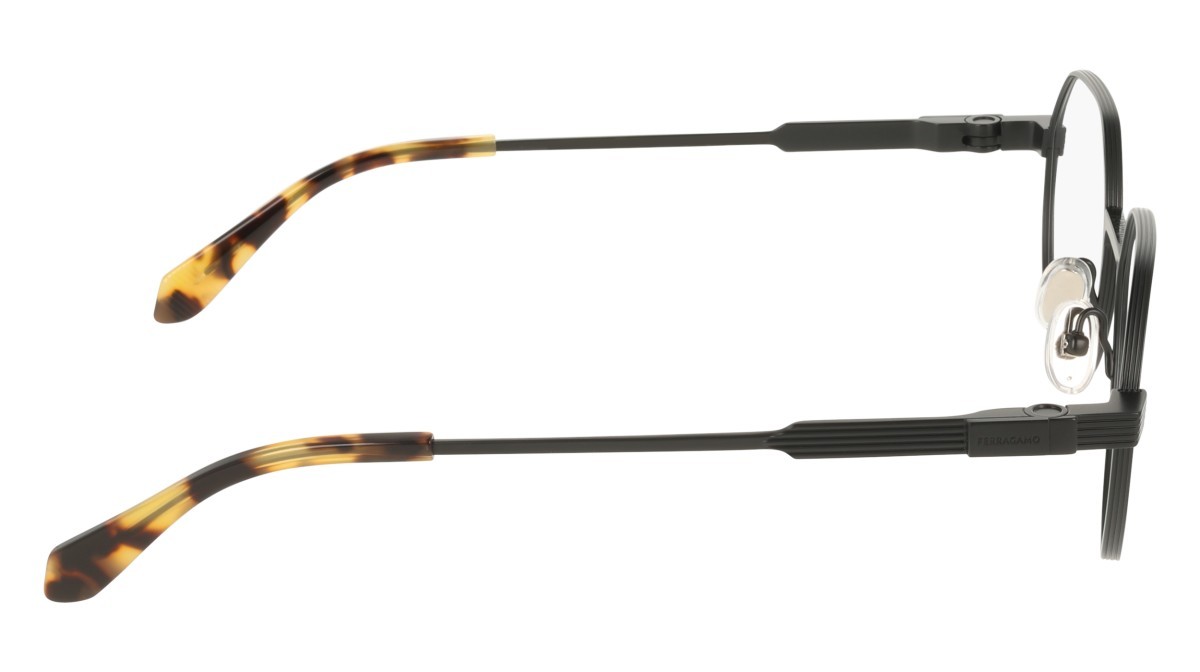 Eyeglasses Salvatore Ferragamo SF2605 (002) color matte black shape rectangle 