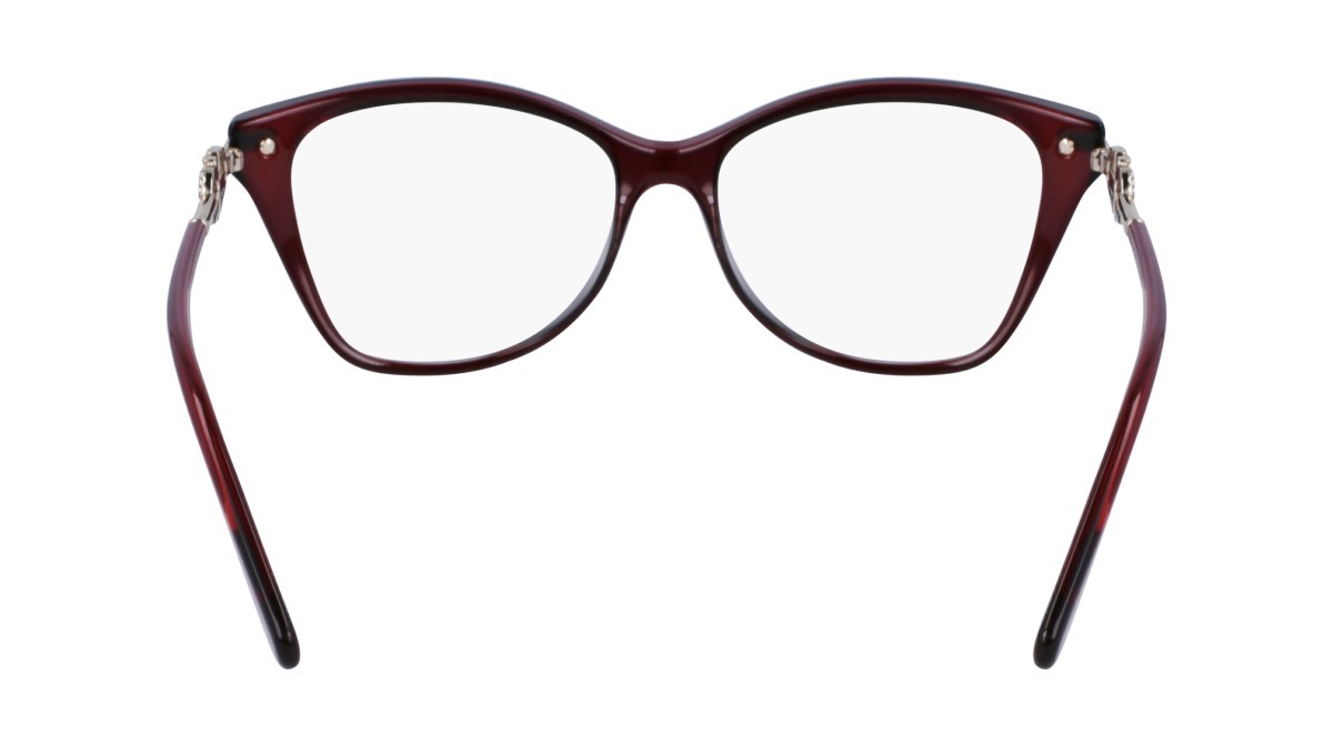 Brillen Salvatore Ferragamo SF2937R (655) farbe transparent wine form rechteckig 