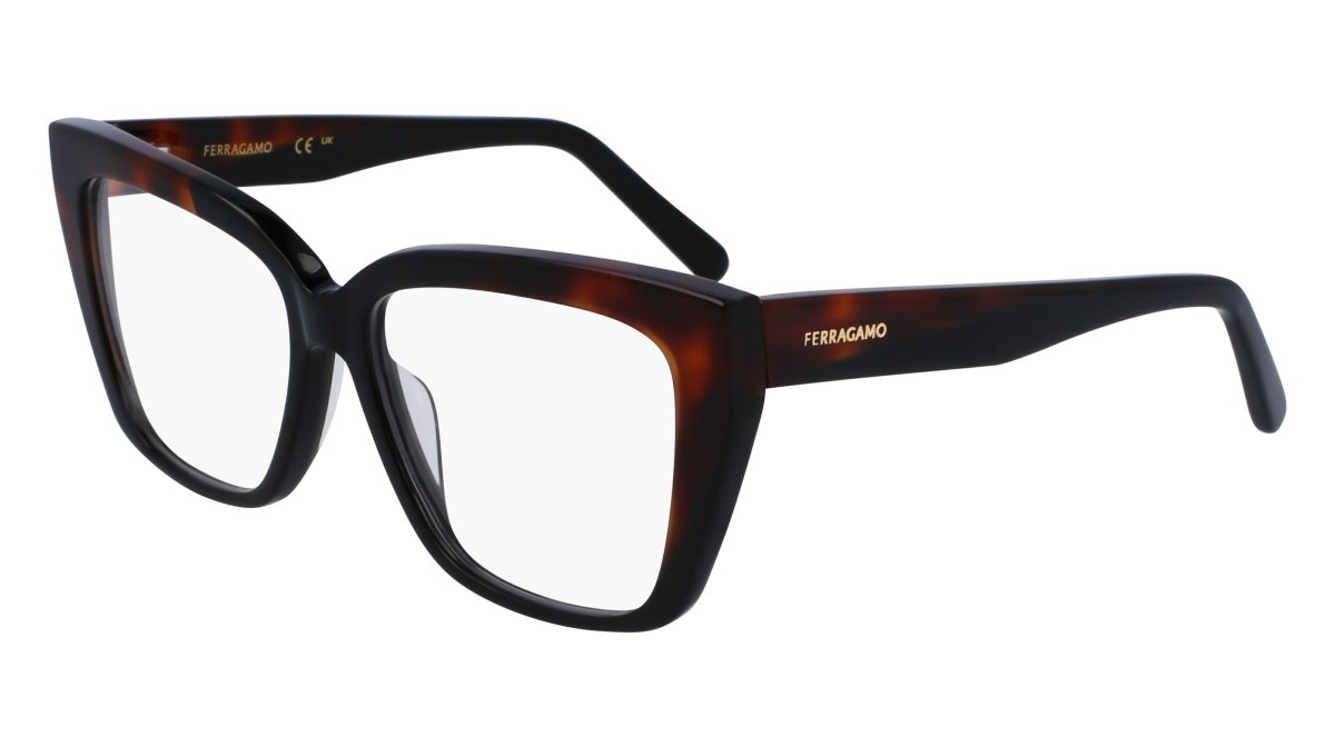 Brillen Salvatore Ferragamo SF2939N (006) farbe black/tortoise form rechteckig gläser demo