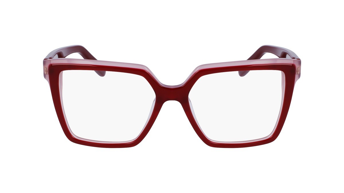 Brillen Salvatore Ferragamo SF2950 (614) farbe burgundy/rose form rechteckig 