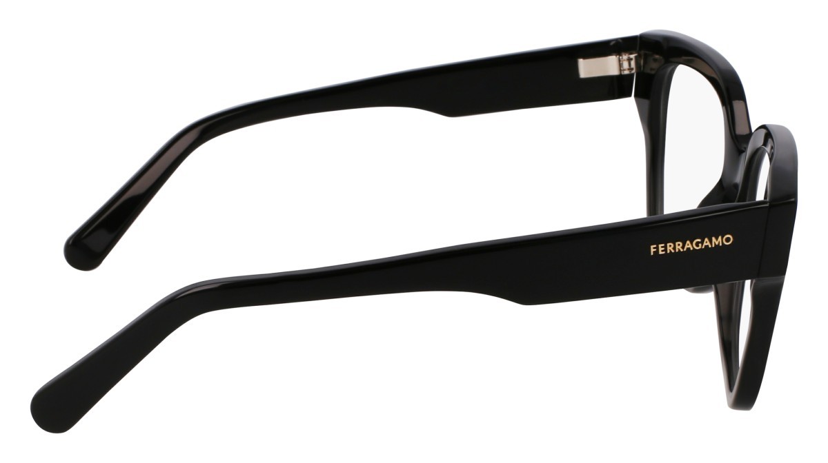 Brillen Salvatore Ferragamo SF2952N (001) farbe black form rechteckig gläser demo