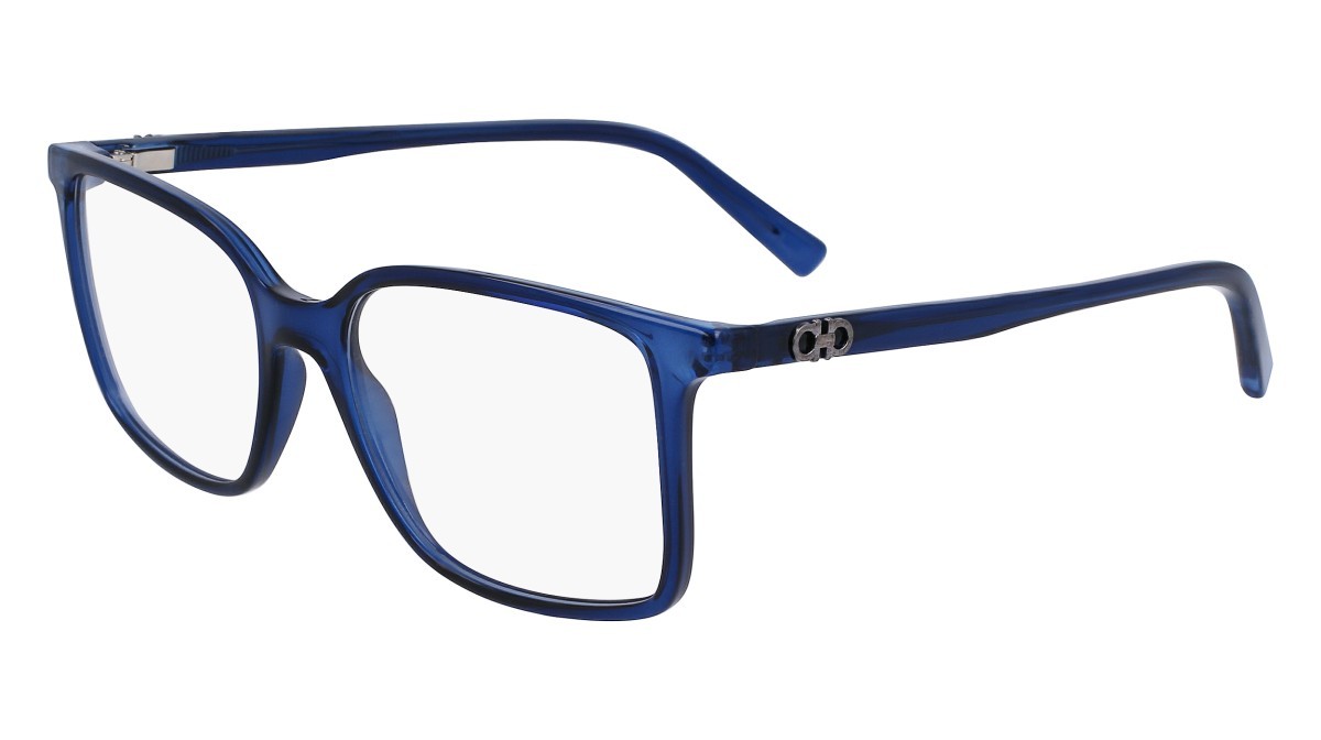 Brillen Salvatore Ferragamo SF2954 (420) farbe crystal navy form rechteckig 