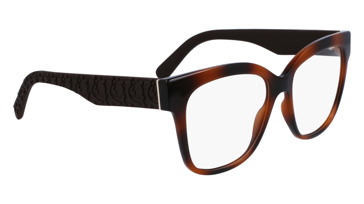 Brillen Salvatore Ferragamo SF2956E (240) farbe tortoise form rechteckig 
