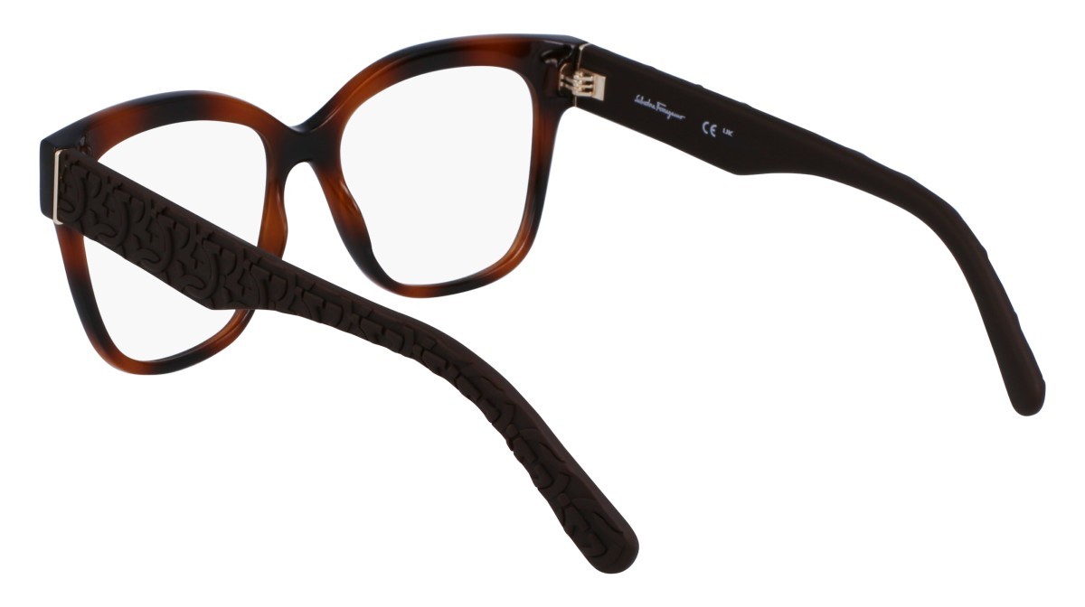 Brillen Salvatore Ferragamo SF2956E (240) farbe tortoise form rechteckig 