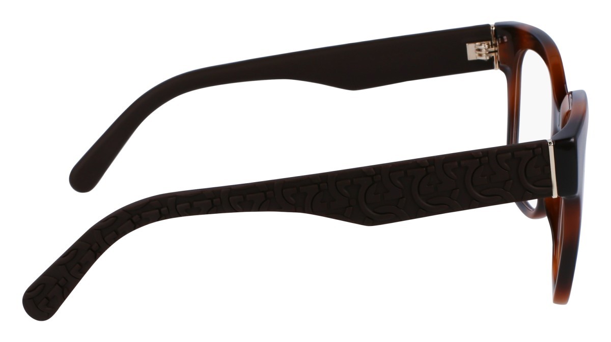 Brillen Salvatore Ferragamo SF2956E (240) farbe tortoise form rechteckig 