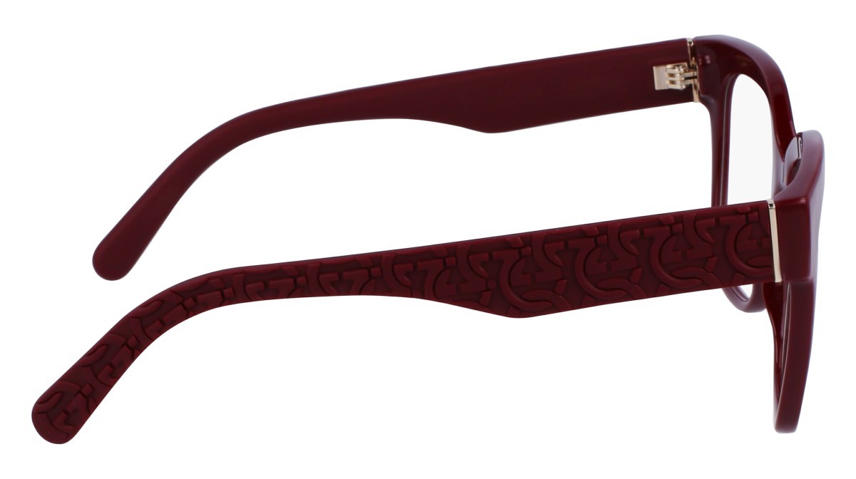 Brillen Salvatore Ferragamo SF2956E (601) farbe burgundy form rechteckig 