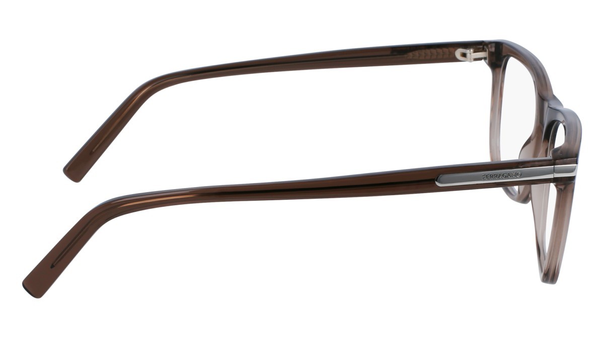 Brillen Salvatore Ferragamo SF2959N (278) farbe transparent sand form rechteckig 