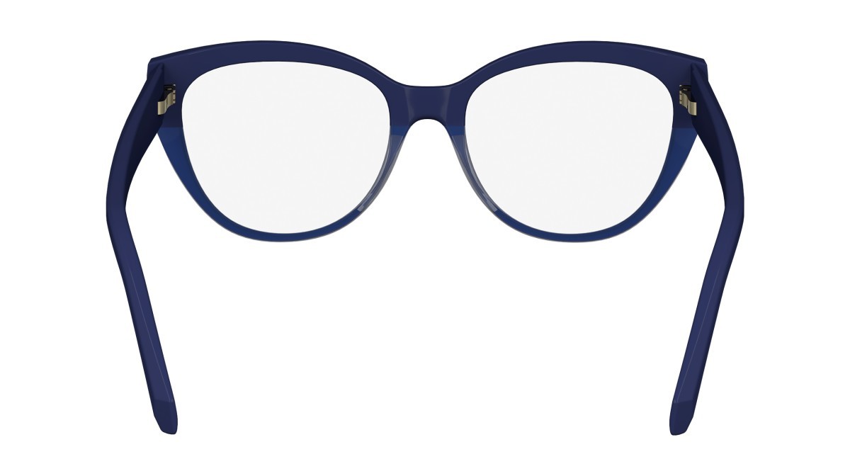 Brillen Salvatore Ferragamo SF2970 (414) farbe blue form pantos 