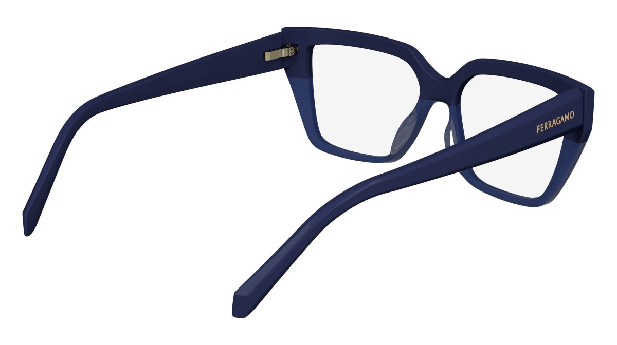 Brillen Salvatore Ferragamo SF2971 (414) farbe blue form rechteckig 