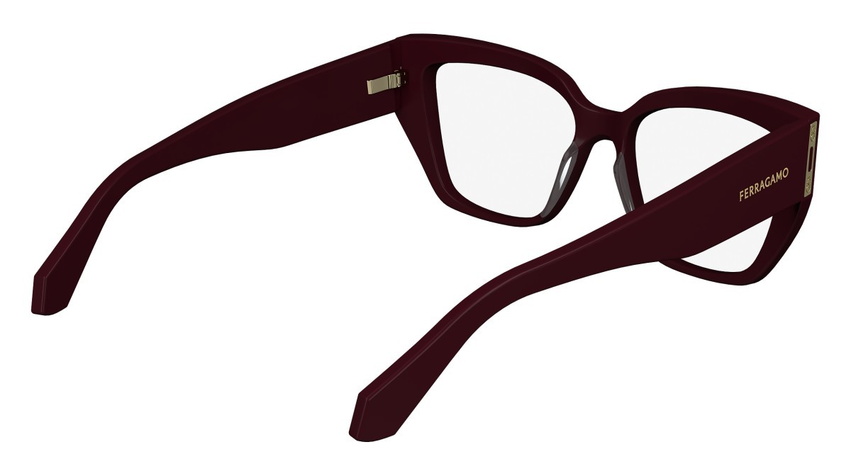 Brillen Salvatore Ferragamo SF2972 (601) farbe burgundy form rechteckig 