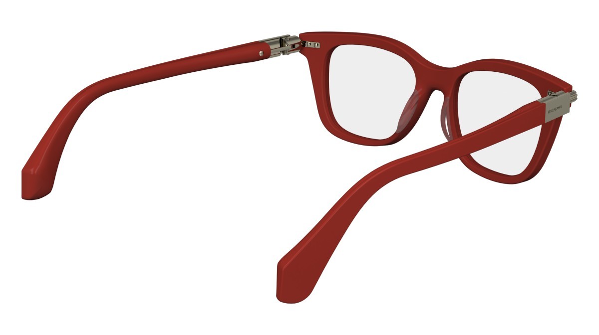 Brillen Salvatore Ferragamo SF2973 (600) farbe red form rechteckig 