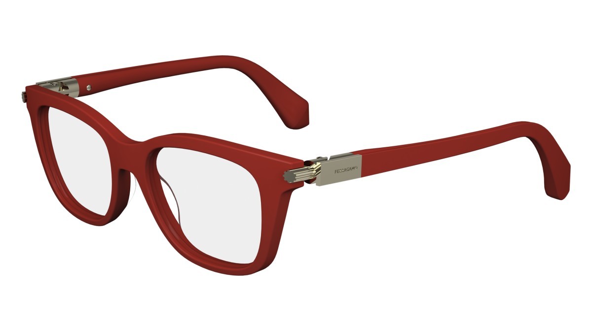 Brillen Salvatore Ferragamo SF2973 (600) farbe red form rechteckig 