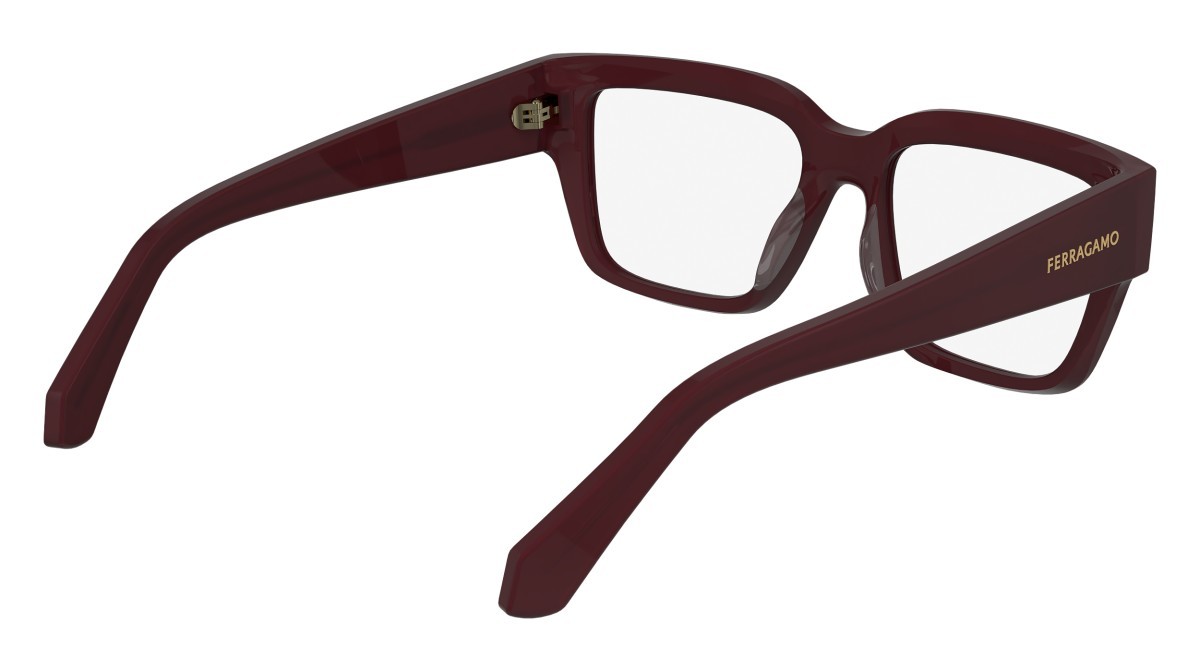 Brillen Salvatore Ferragamo SF2975 (653) farbe opaline wine form rechteckig 