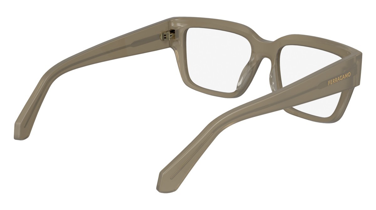 Brillen Salvatore Ferragamo SF2975 (708) farbe opaline honey form rechteckig 