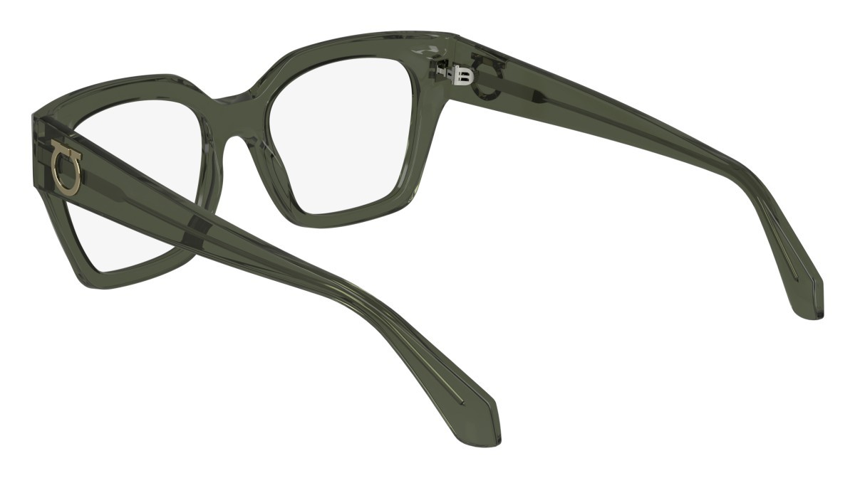 Eyeglasses Salvatore Ferragamo SF2983 (320) color transparent khaki shape rectangle lenses demo