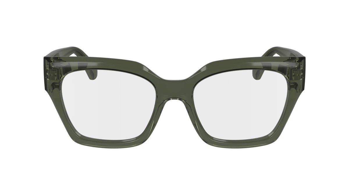 Eyeglasses Salvatore Ferragamo SF2983 (320) color transparent khaki shape rectangle lenses demo