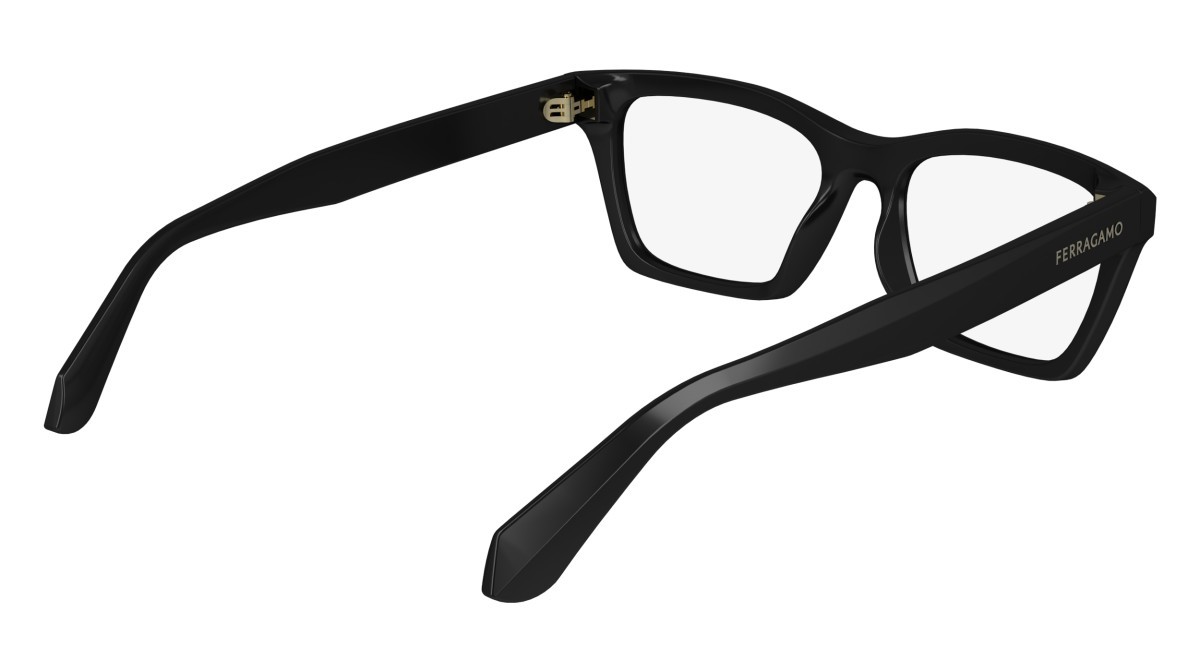 Brillen Salvatore Ferragamo SF2986 (001) farbe black form rechteckig gläser demo