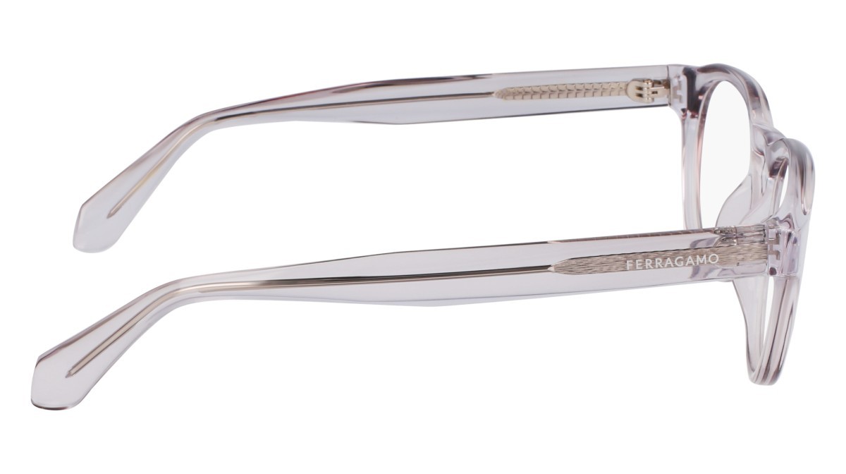 Brillen Salvatore Ferragamo SF2987E (020) farbe transparent grey form pantos gläser color 2