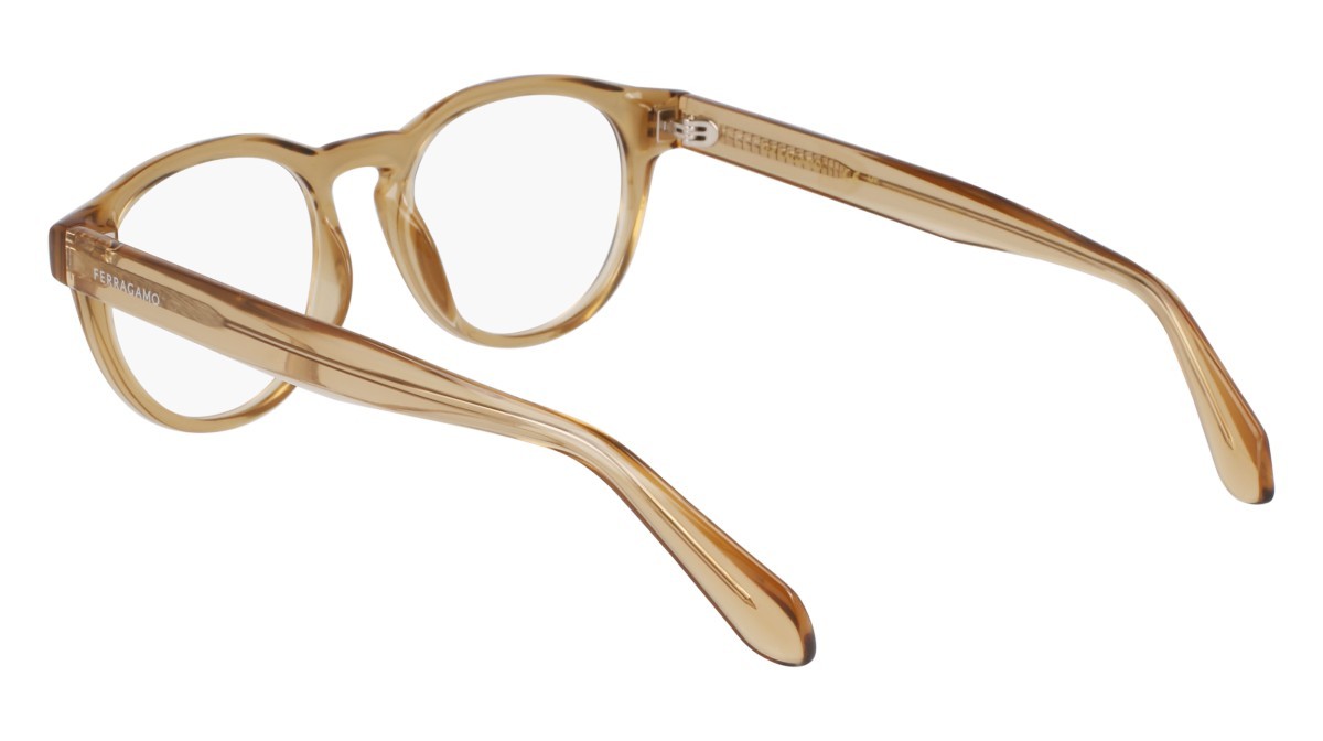 Brillen Salvatore Ferragamo SF2987E (278) farbe transparent sand form pantos gläser color 3