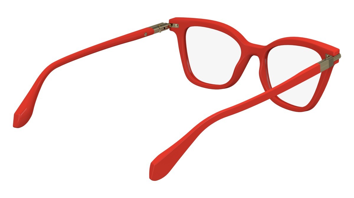 Brillen Salvatore Ferragamo SF2991 (600) farbe red form cat-eye gläser demo