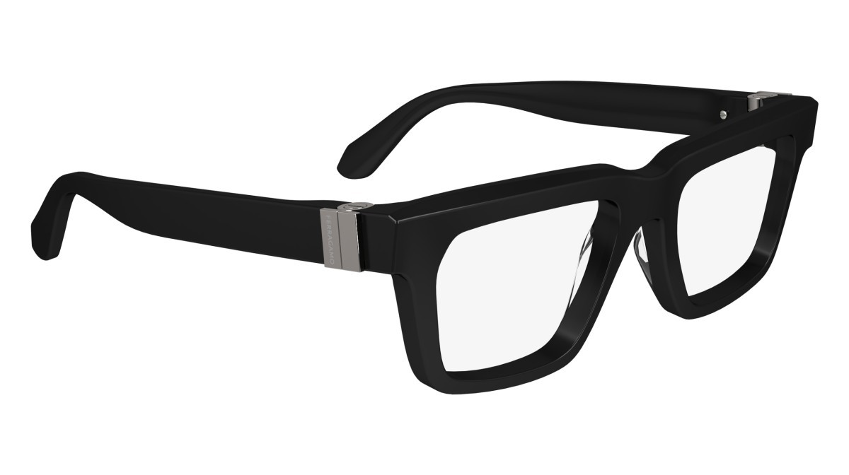 Eyeglasses Salvatore Ferragamo SF2995 (001) color black shape rectangle lenses demo