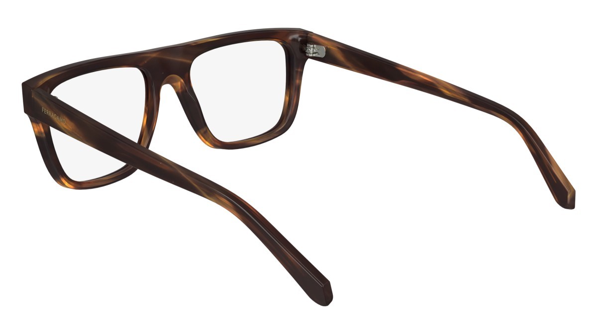 Brillen Salvatore Ferragamo SF2997 (216) farbe striped brown form navigator gläser demo