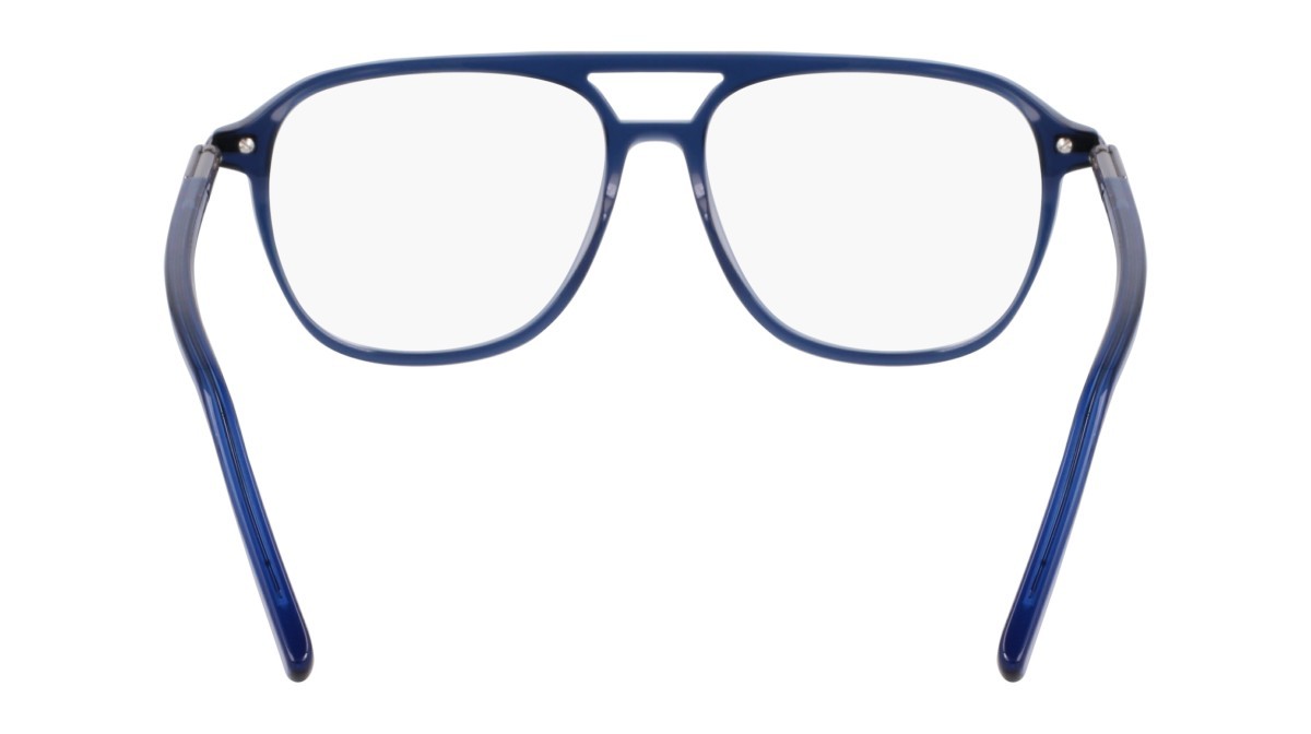 Occhiali da vista Salvatore Ferragamo SF3006 (432) colore transparent blue forma navigator lenti transparent brown