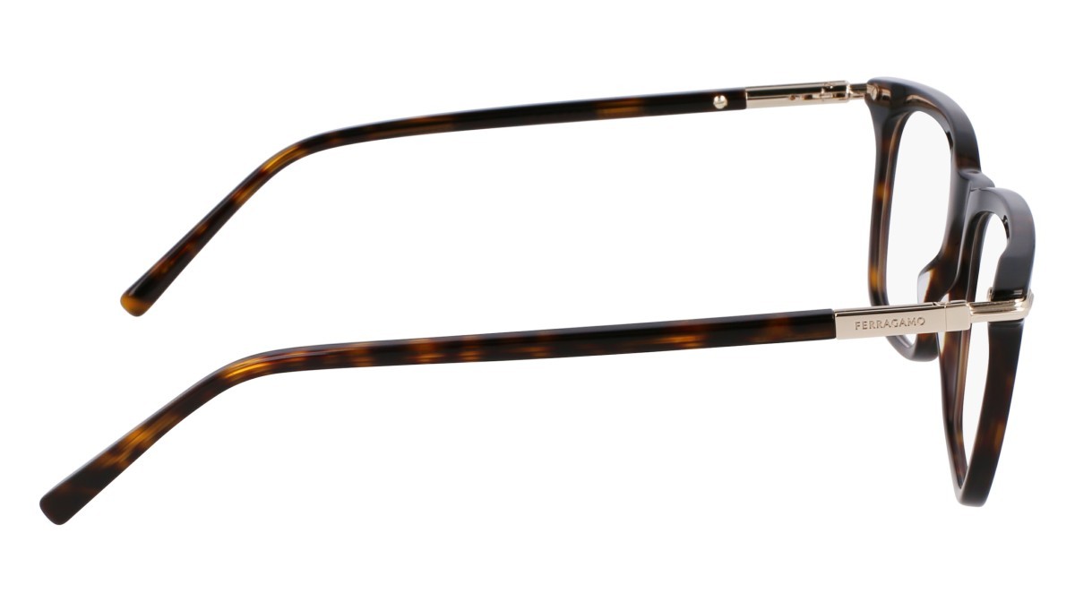 Eyeglasses Salvatore Ferragamo SF3007 (242) color dark tortoise shape rectangle lenses dark tortoise