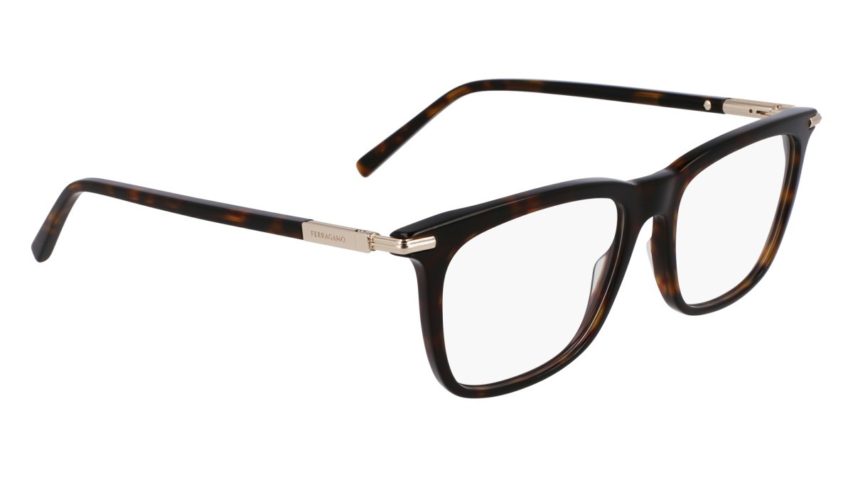 Eyeglasses Salvatore Ferragamo SF3007 (242) color dark tortoise shape rectangle lenses dark tortoise