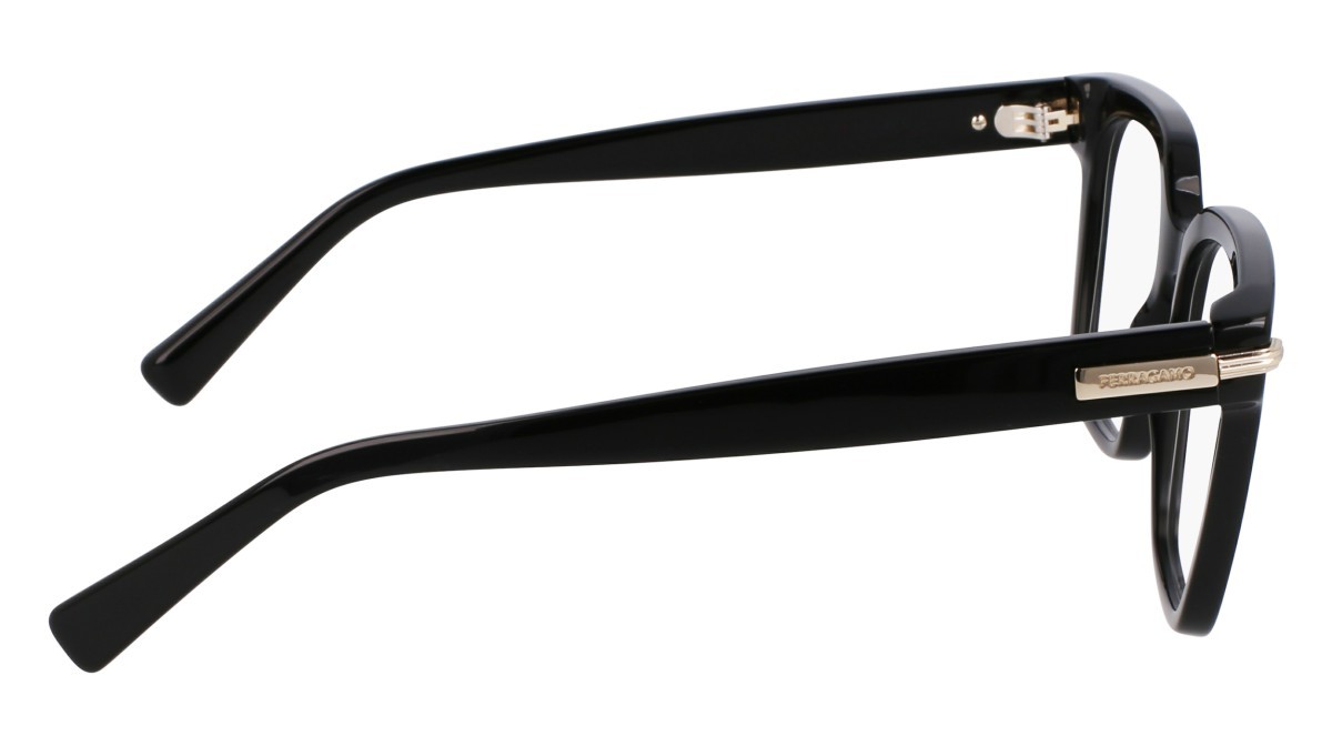 Eyeglasses Salvatore Ferragamo SF3009 (001) color black shape rectangle lenses color 1