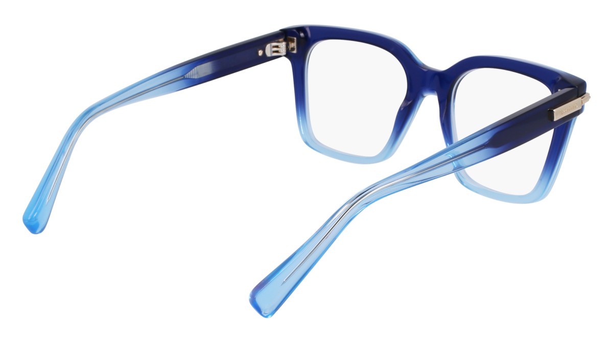 Eyeglasses Salvatore Ferragamo SF3009 (415) color gradient transparent dark blue shape rectangle lenses color 4