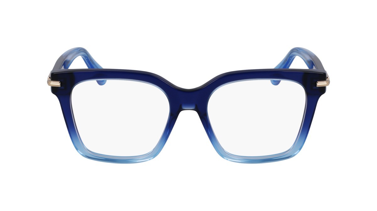 Eyeglasses Salvatore Ferragamo SF3009 (415) color gradient transparent dark blue shape rectangle lenses color 4