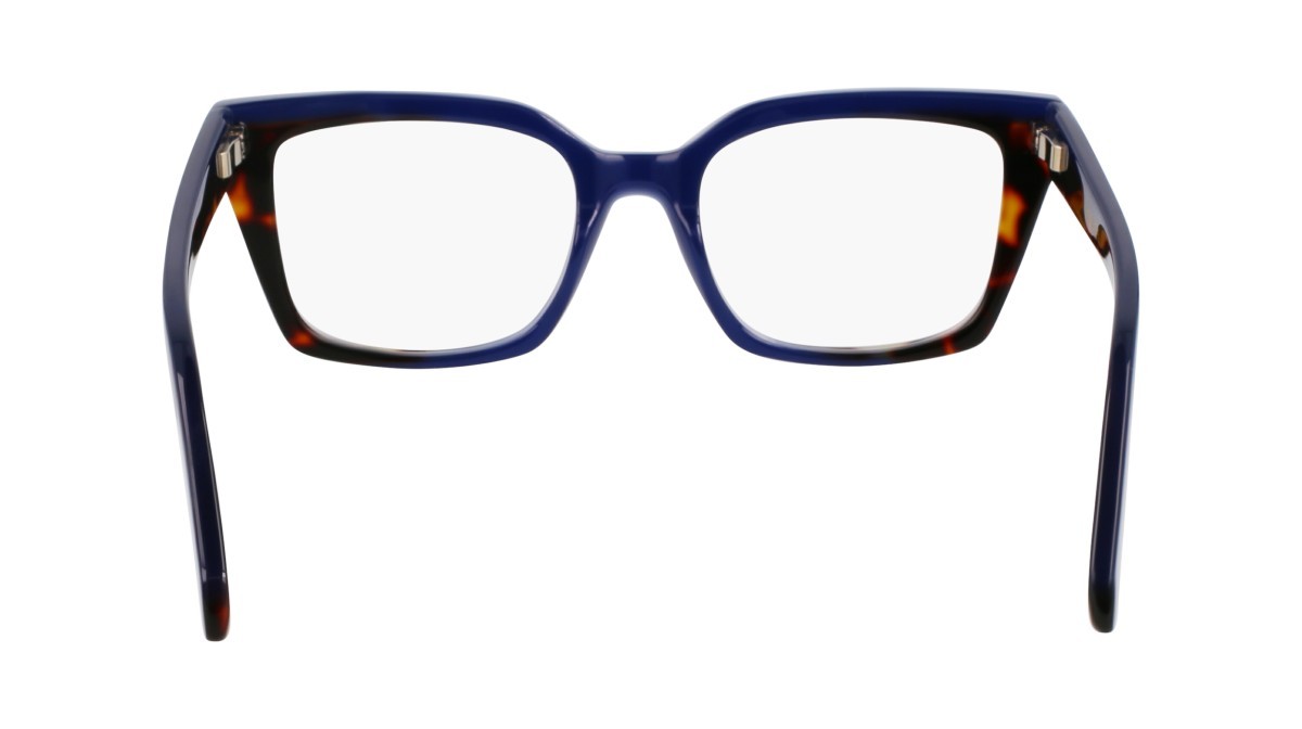 Eyeglasses Salvatore Ferragamo SF3010 (424) color opaline blue/dark tortoise shape rectangle lenses color 3