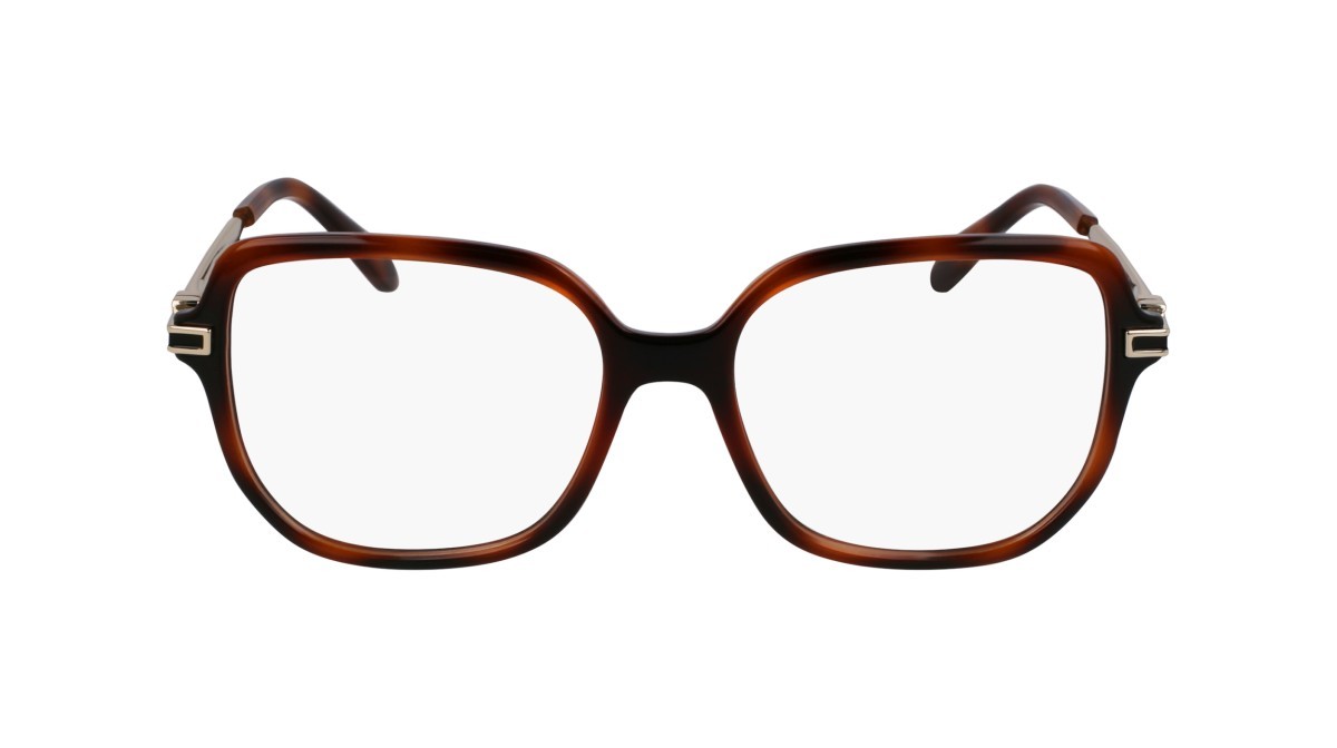 Eyeglasses Salvatore Ferragamo SF3012 (240) color tortoise shape rectangle lenses color 2