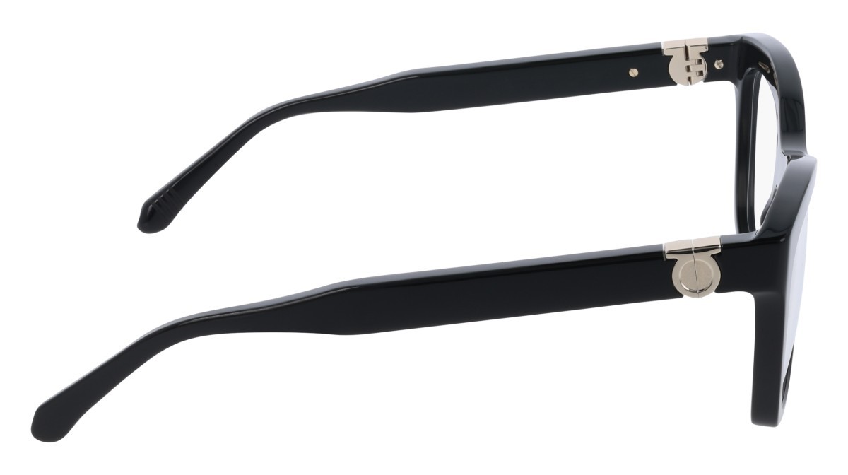 Eyeglasses Salvatore Ferragamo SF3022 (001) color black shape rectangle lenses colore - 1