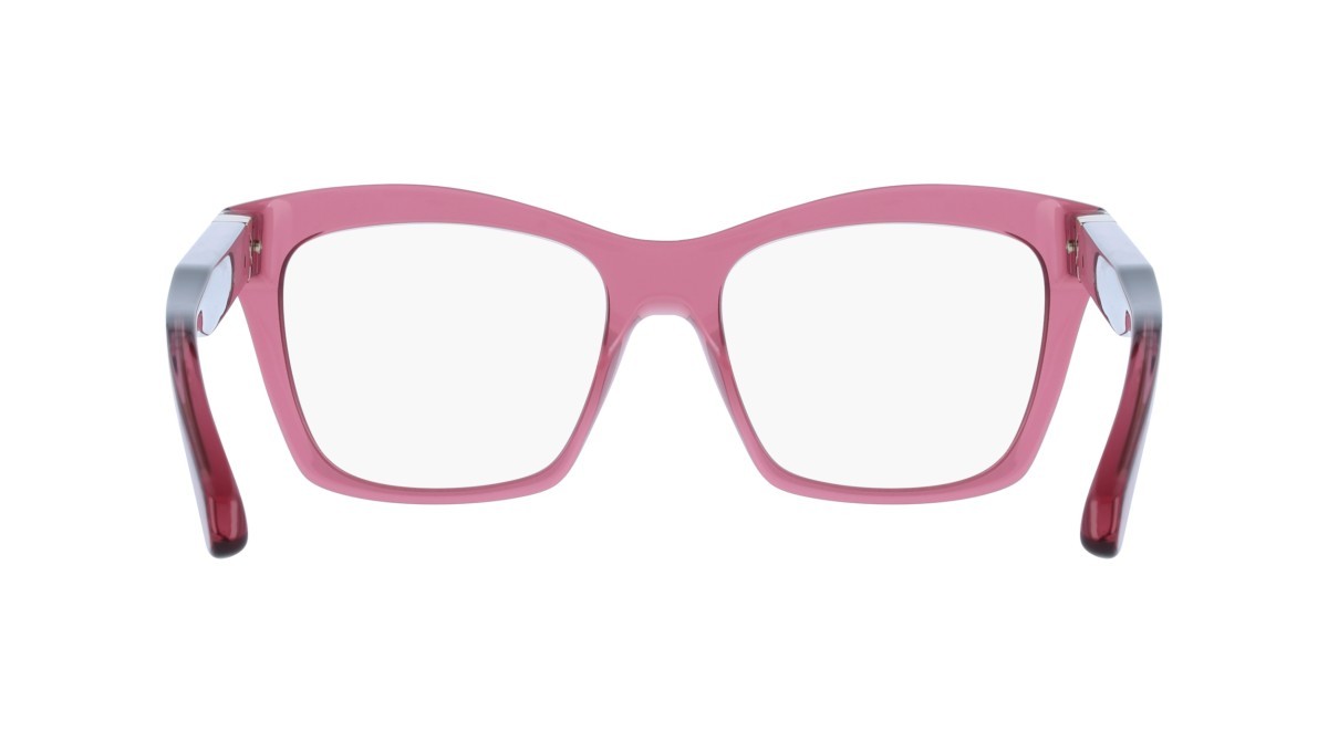 Brillen Salvatore Ferragamo SF3022 (655) farbe transparent wine form rechteckig gläser colore - 3
