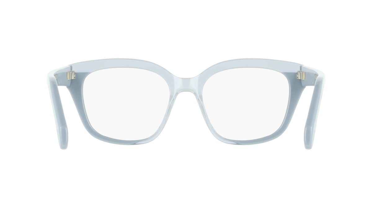 Eyeglasses Salvatore Ferragamo SF3023 (454) color transparent azure/azure shape rectangle lenses colore - 3