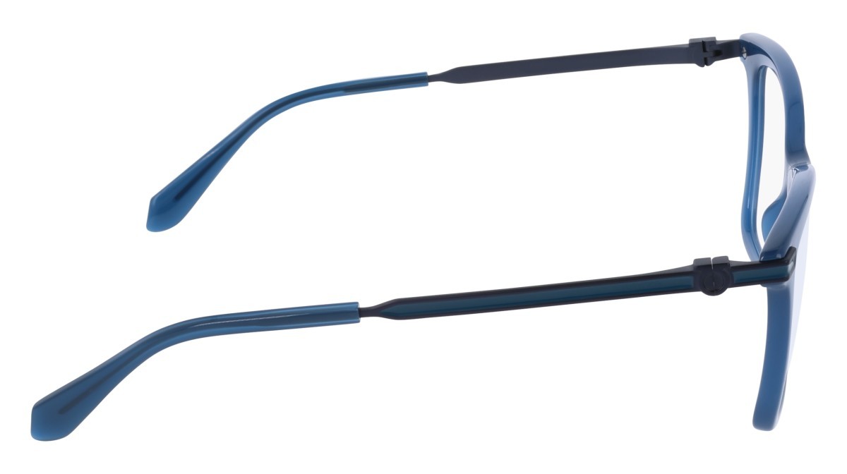 Eyeglasses Salvatore Ferragamo SF3024 (423) color opaline blue shape cat eye lenses colore - 4