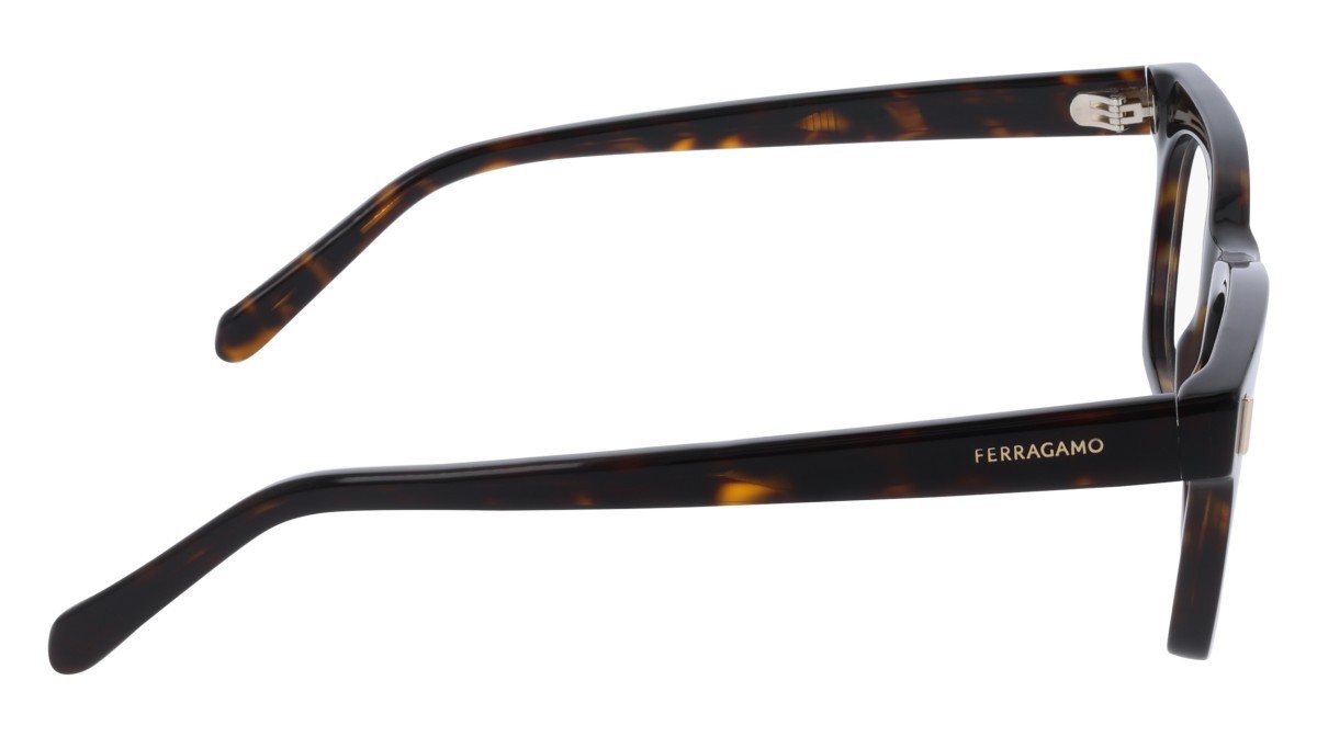 Eyeglasses Salvatore Ferragamo SF3025 (242) color dark tortoise shape rectangle lenses colore - 2