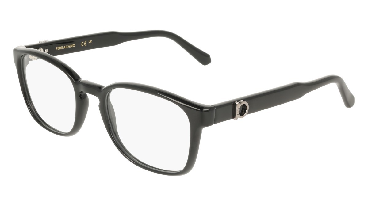 Occhiali da vista Salvatore Ferragamo SF3027E (001) colore black forma pantos lenti colore - 1