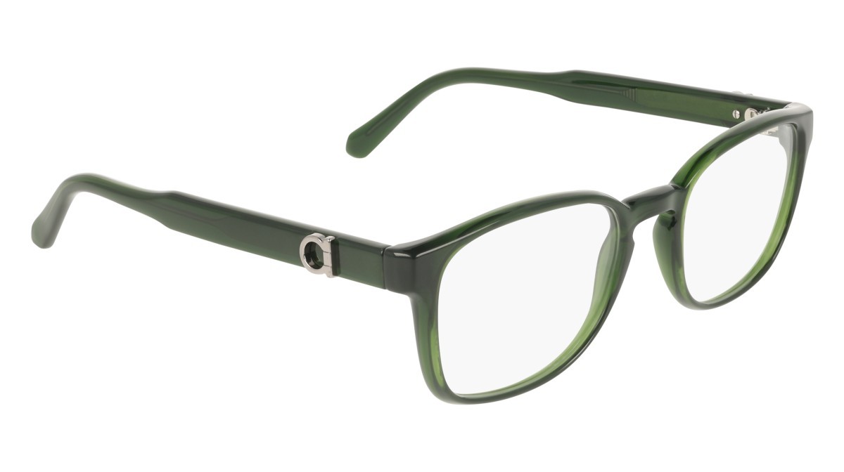 Brillen Salvatore Ferragamo SF3027E (317) farbe transparent green form pantos gläser colore - 4