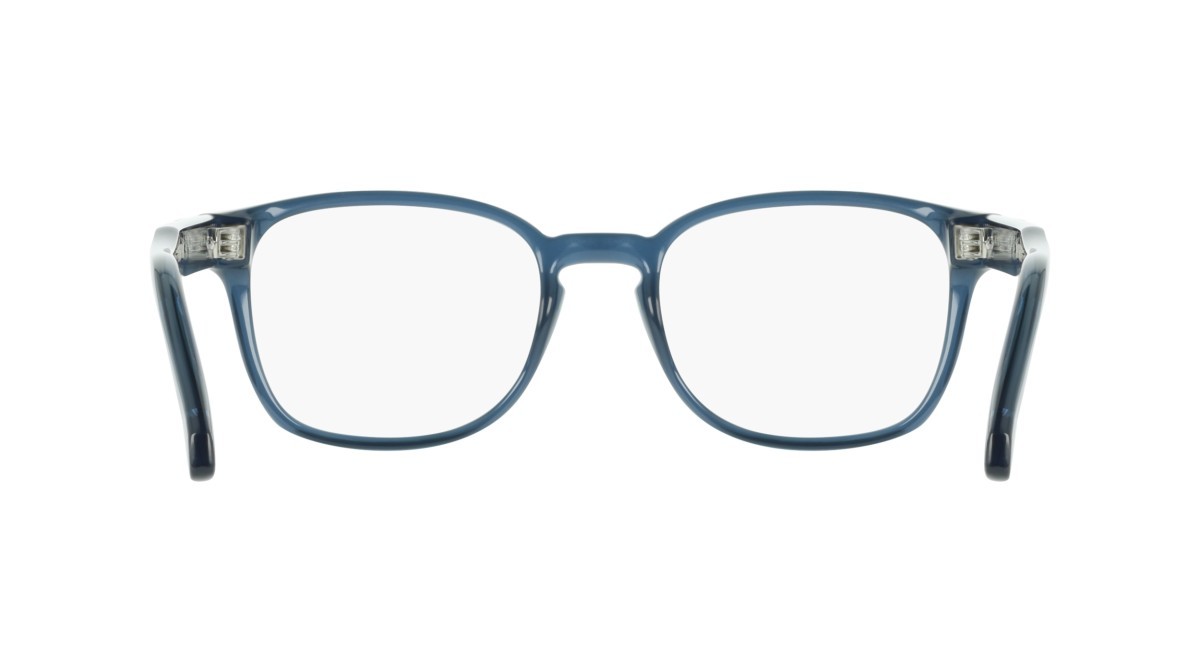 Eyeglasses Salvatore Ferragamo SF3027E (432) color transparent blue shape pantos lenses colore - 3