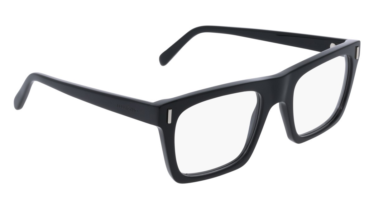 Eyeglasses Salvatore Ferragamo SF3029 (001) color black shape rectangle lenses colore - 1